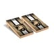 preview thumbnail 1 of 3, Army Black Knights Vintage Cornhole Board Set