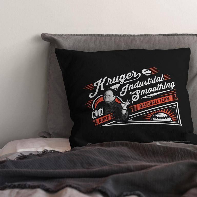 Warner Brothers Seinfeld Koko Baseball 18 Inch Throw Pillow