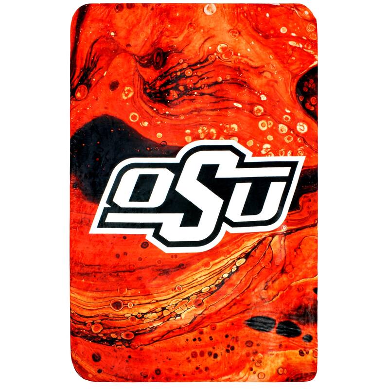 Oklahoma State Cowboys Sublimated Soft Throw Blanket - 42x60