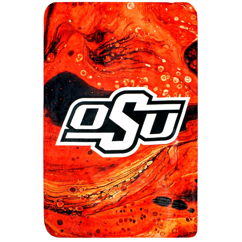 Oklahoma State Cowboys Sublimated Soft Throw Blanket