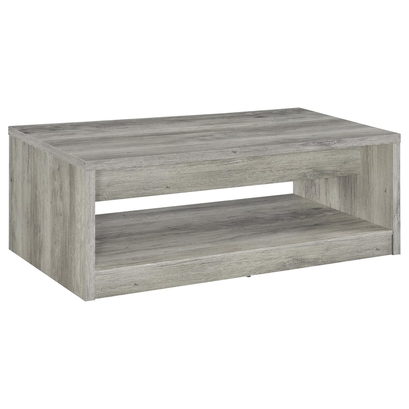 Felix Coffee And End Table Set Grey Driftwood
