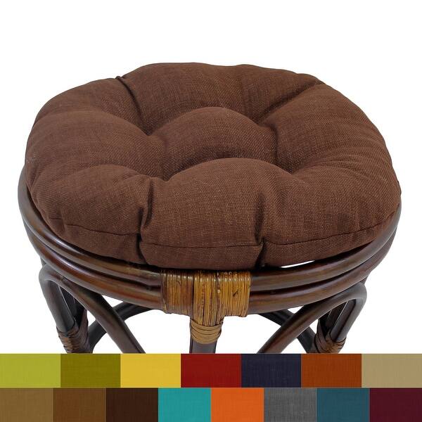 18inch Round Indoor/Outdoor Footstool Cushion (Cushion Only) 18 x 18 Bed Bath & Beyond
