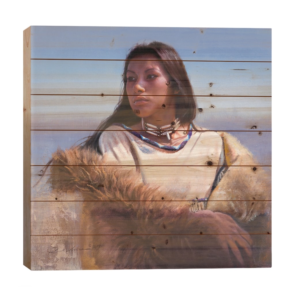 Summer Chill Print On Wood by David Edward Kucera - Multi-Color
