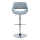 preview thumbnail 51 of 144, Silver Orchid Svellingen Adjustable Bar Stool with Rounded T Footrest - Set of 2