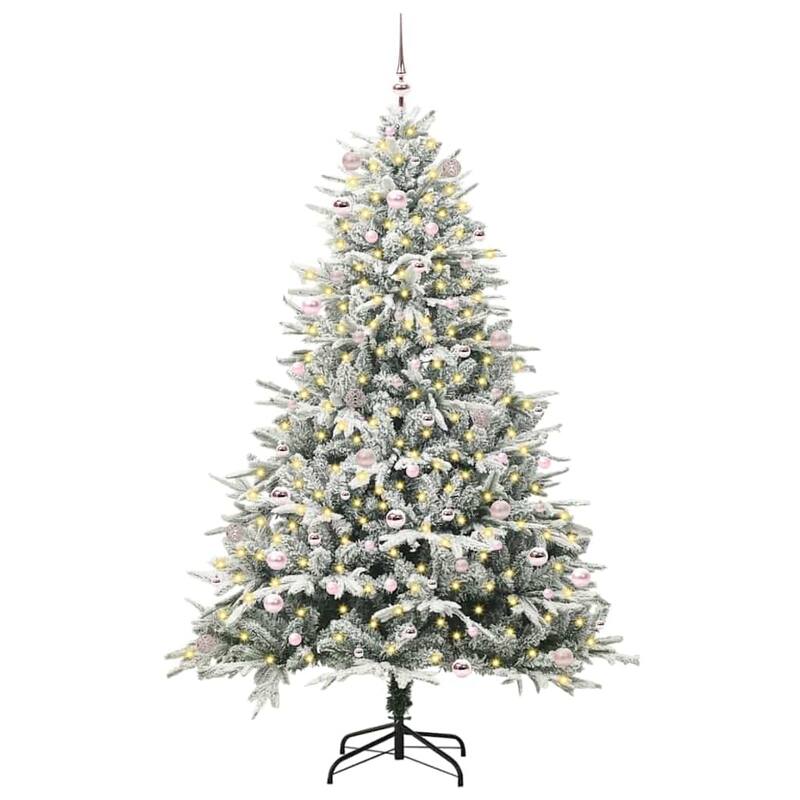 vidaXL Artificial Christmas Tree Green 47.2" PVC