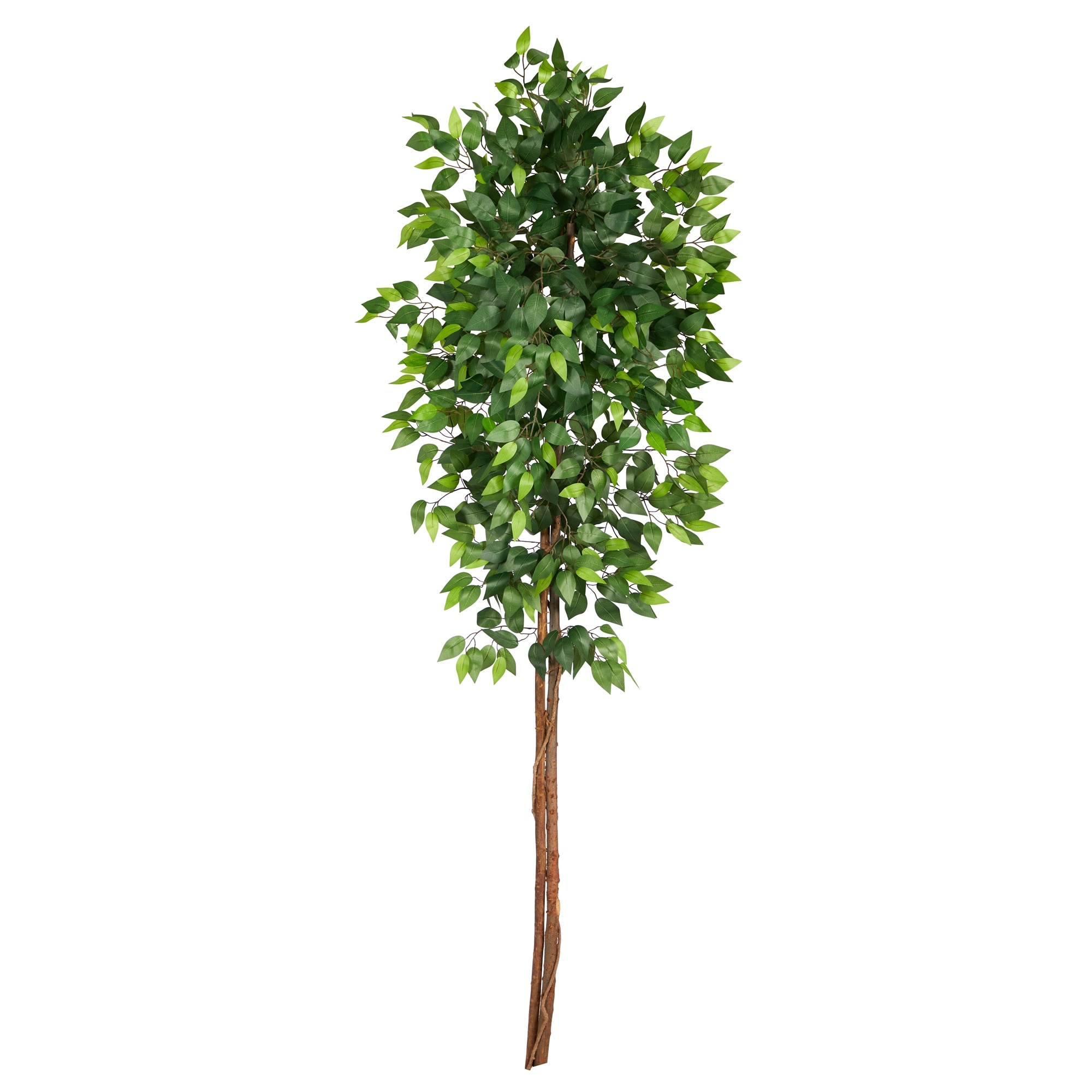 6' Artificial Double Trunk Ficus Tree without Pot