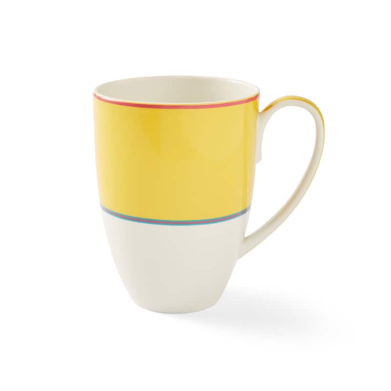 Kit Kemp for Spode Calypso 17 Ounce Mug - Yellow