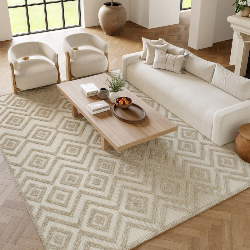 Nourison Versatile Indoor/Outdoor Geometric Flatweave Area Rug
