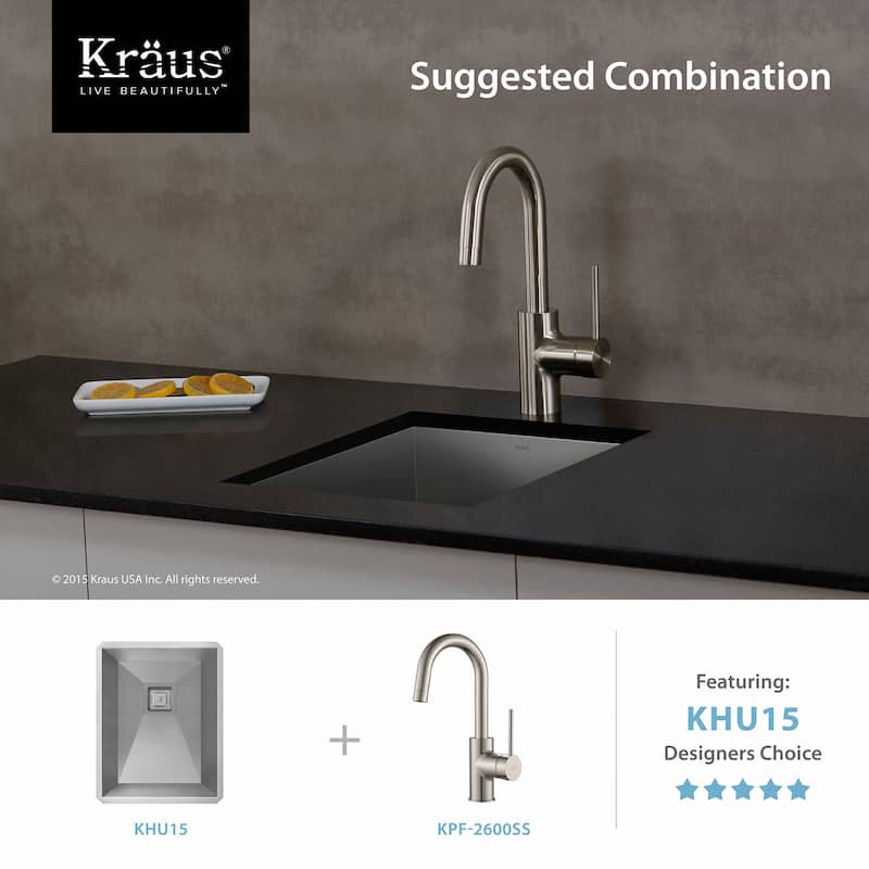 Kraus Oletto Single Lever Kitchen Bar Faucet