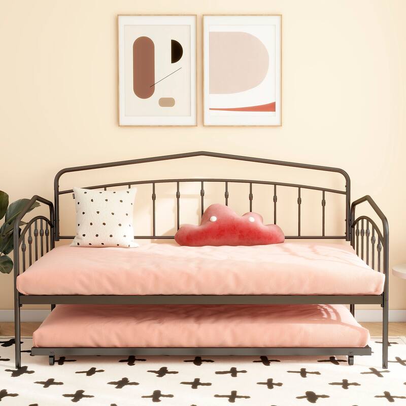 Fox twin daybed with twin trundle For Bedroom