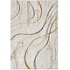 preview thumbnail 2 of 12, Nourison Glam Indoor Cream/Ivory Abstract Area Rug