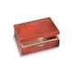 Curata Handcrafted Solid Wood with Maple Finish Large Keepsake Box with ...