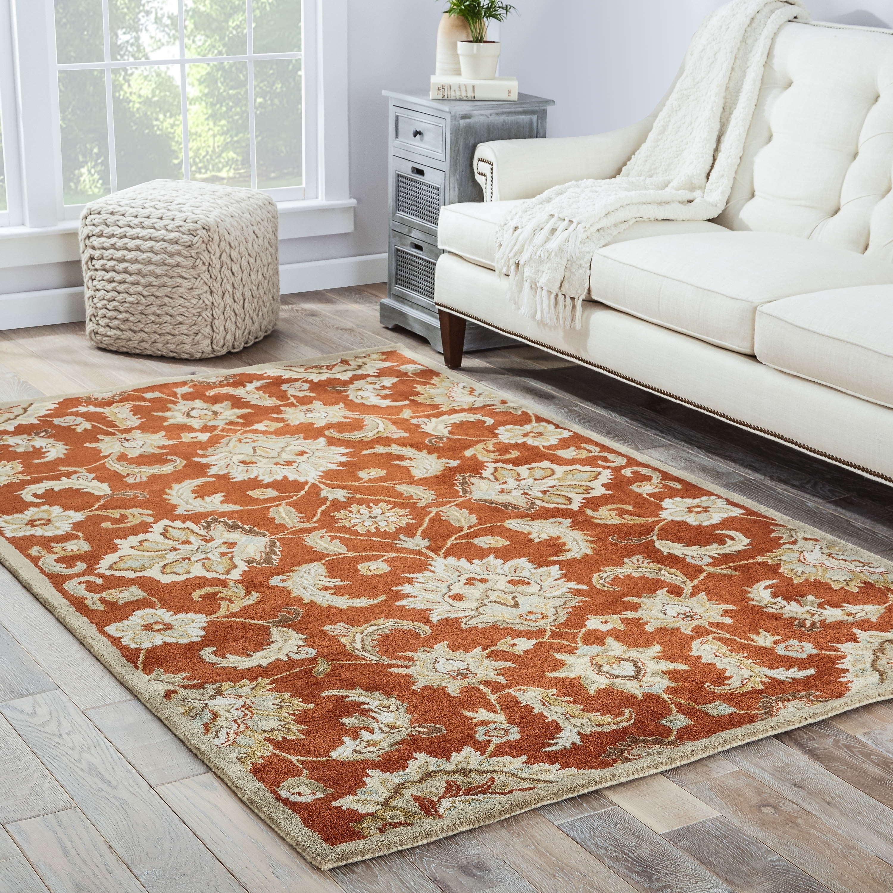 SUPERIOR Conventry Traditional Oriental Abstract Floral Polypropylene Indoor Area Rug Beige 4x6 SUPERIOR Conventry Traditional Oriental Abstract Floral Polypropylene Indoor Area Rug Beige 4x6