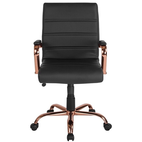 Rose gold sales swivel chair