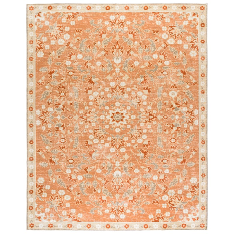 Martha Stewart Emica Machine Washable & Slip Resistant Rug - 8' x 10' - Rust/Beige