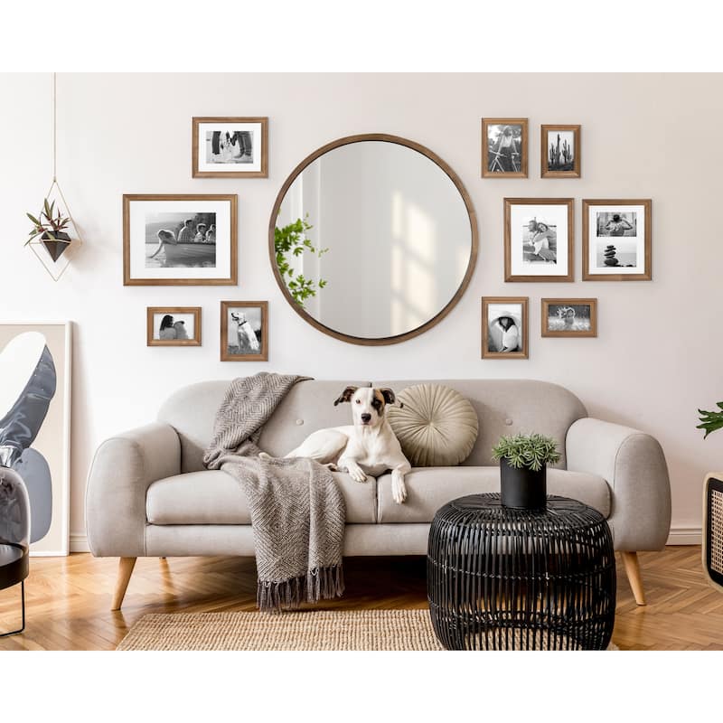 Kate and Laurel Bordeaux 10-piece Wood Gallery Wall Picture Frame Set