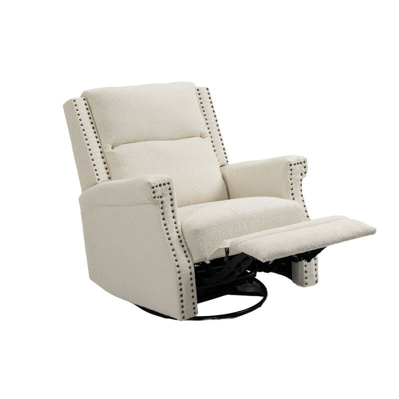 Swivel Manual Recliner Chair 360 Degree Leisure Arm Chair, Nursery Rocking Chairs