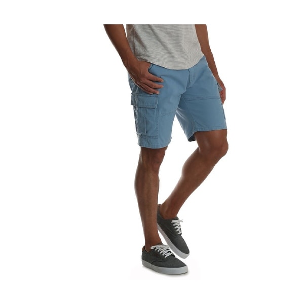 wrangler men's twill cargo shorts