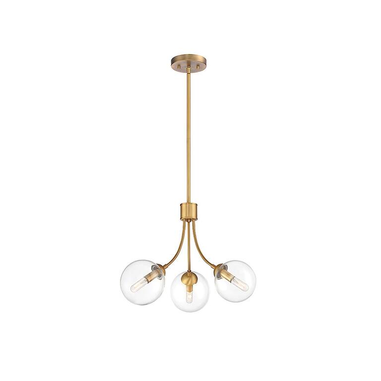 Meridian M10057 3 Light 18" Wide Chandelier
