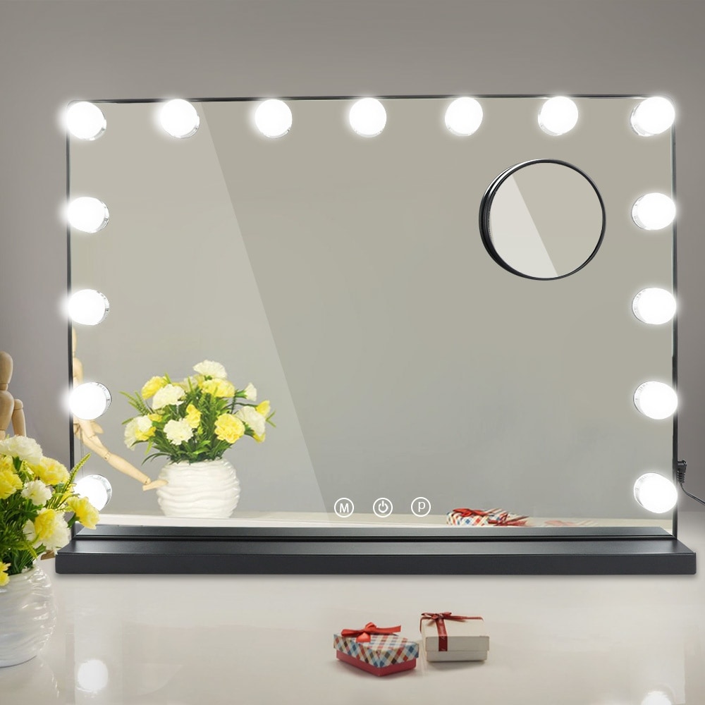 Circle hollywood mirror discount