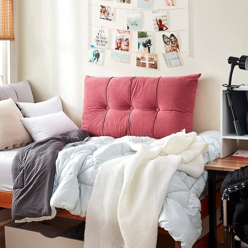 Rainha® Plush Tufted College Headboard by DormCo