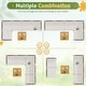 preview thumbnail 5 of 6, Furniwell 5/6/7-pieces Acacia Patio Furniture Set, Wooden Conversation Set,Outdoor Modular Design Sofa Set with Side Table