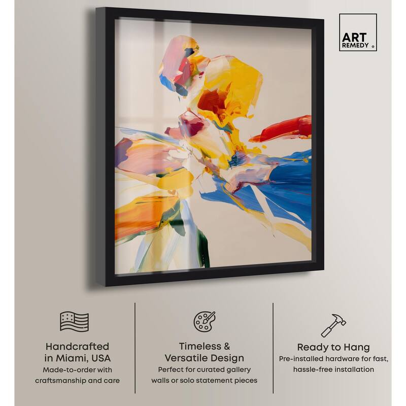 Flippant Bloom I Shadowbox by Art Remedy