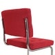 preview thumbnail 10 of 16, Breuer Chair Company Aurora Cushion Padded Seat & Cushion Back Cantilever Side Chair w Chrome Frame (Various Upholstery Fabrics)