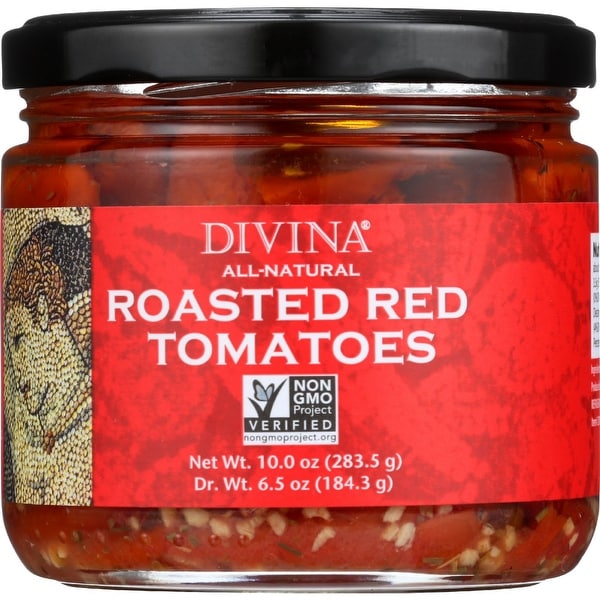 Divina Tomatoes - Roasted Red - Oil and Herbs - 10 oz - case of 6