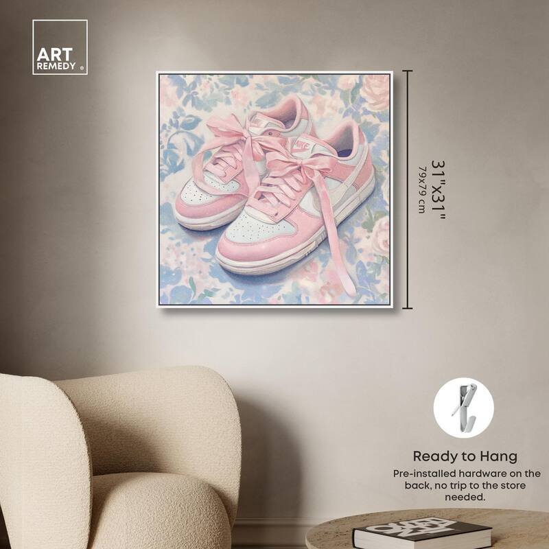 Gentle Ribbon Sneakers Canvas by Art Remedy