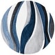 preview thumbnail 128 of 128, SAFAVIEH Hollywood Deep Mid-Century Modern Abstract Rug 10' Round - Grey/Blue