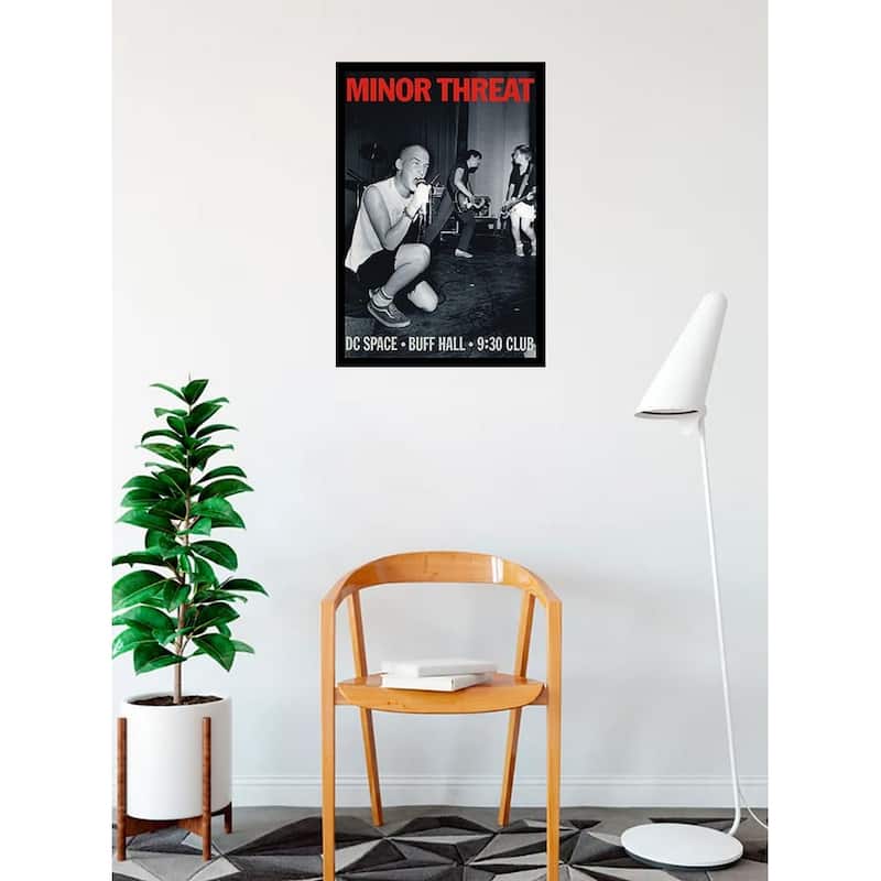 Minor Threat DC Space Framed Poster - 24 x 36 Inch