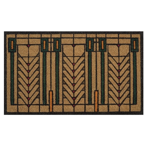 Shop Uni Art Frank Lloyd Wright Tree Of Life Doormat Indoor