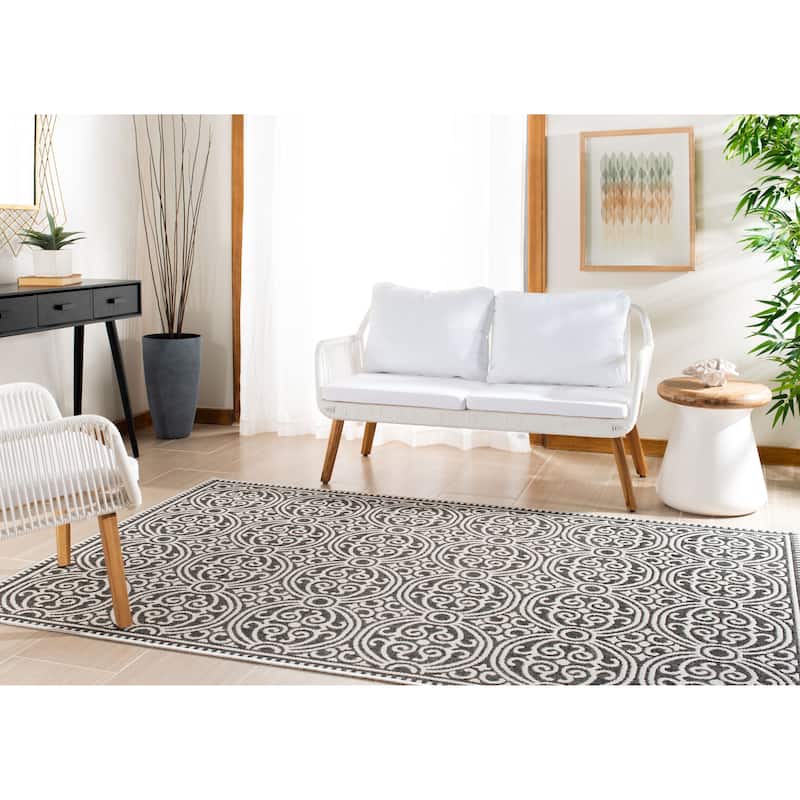 SAFAVIEH Linden Marylee Indoor/ Outdoor Waterproof Patio Backyard Rug
