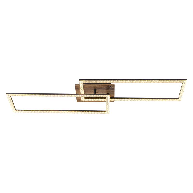 Dual Frame Rectangular Integrated LED Flush Mount Ceiling Light - Dia.40.55-in