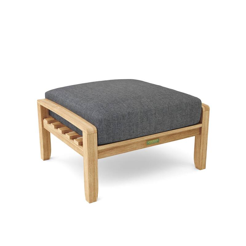 Natsepa Ottoman - Cast Charcoal