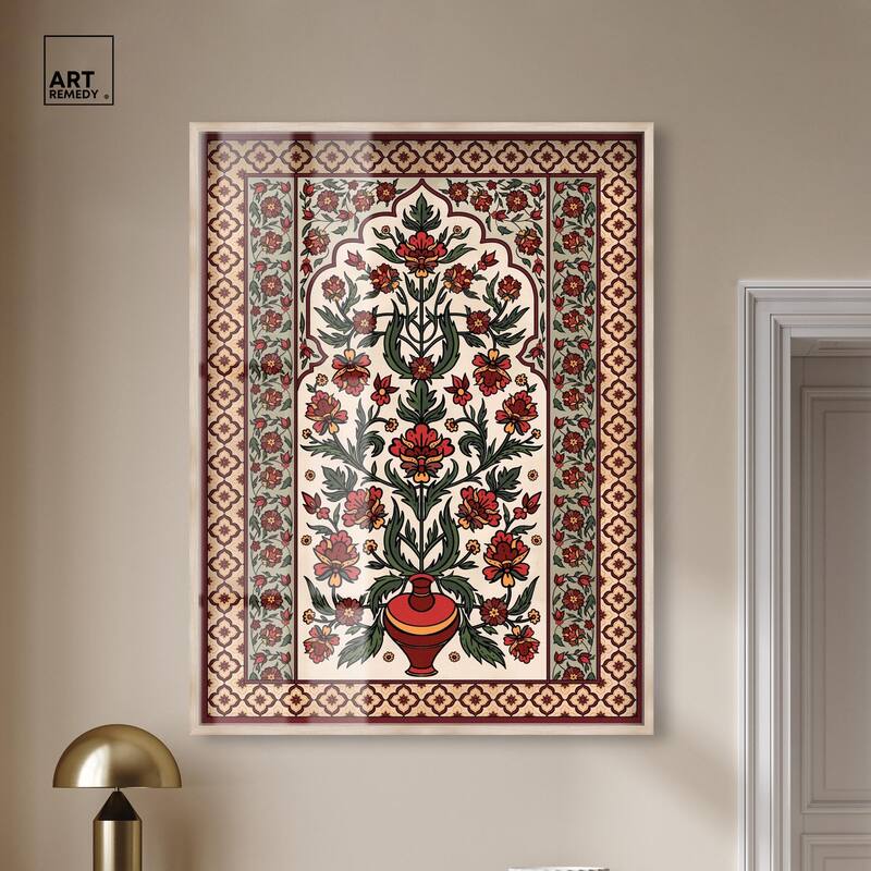 Royal Floral Mat Shadowbox by Art Remedy