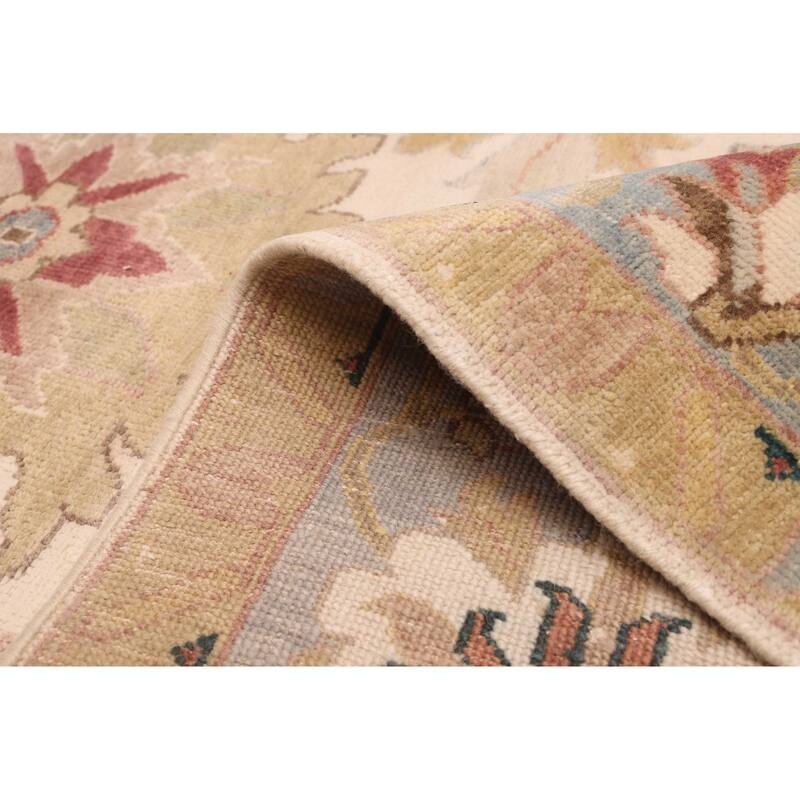 ECARPETGALLERY Hand-knotted Jules Serapi Ivory Wool Rug - 10'0 x 13'10