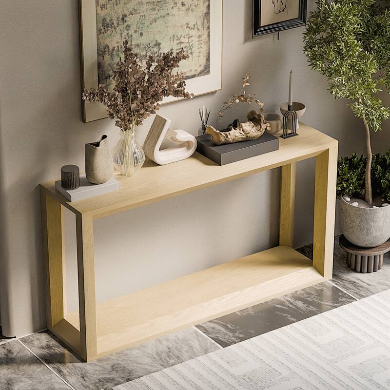Behind Couch Table with Ample Storage for Entryway & Living Room