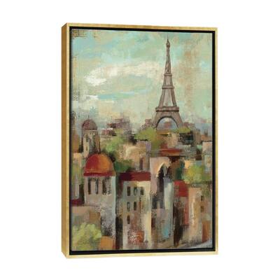 iCanvas "Spring in Paris II " by Silvia Vassileva Framed Canvas Print