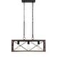 preview thumbnail 7 of 48, Acroma 3 - Light Linear Modern Farmhouse Rectangle Chandelier - N/A