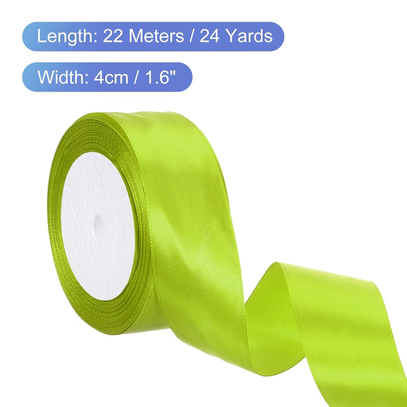 24 Yards Satin Ribbon Polyester for Gift Decoration - Army Green