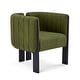preview thumbnail 6 of 28, Christopher Knight Home - Chris Upholstered Boucle Dining Chairs with Rubberwood Frame Set of 4
