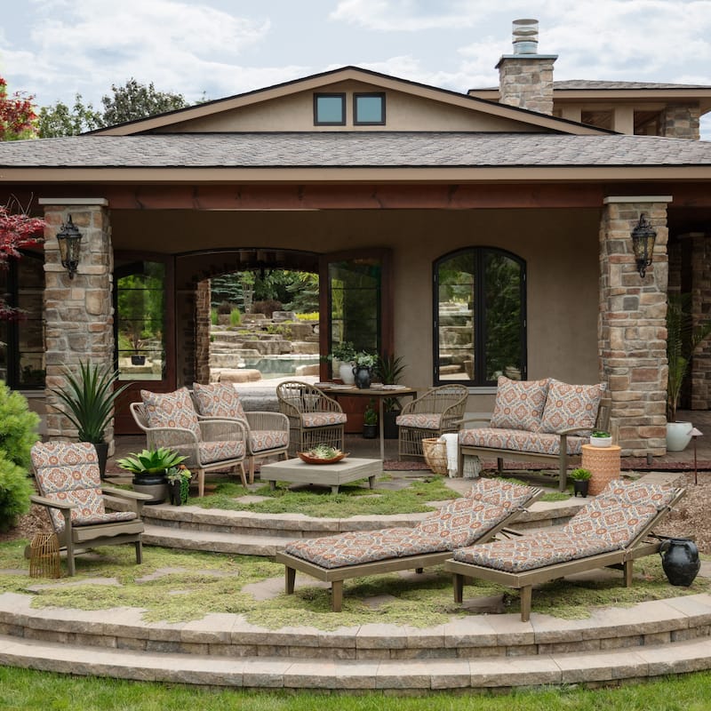 ARDEN 72 x 21 in Outdoor Chaise Lounge Cushion