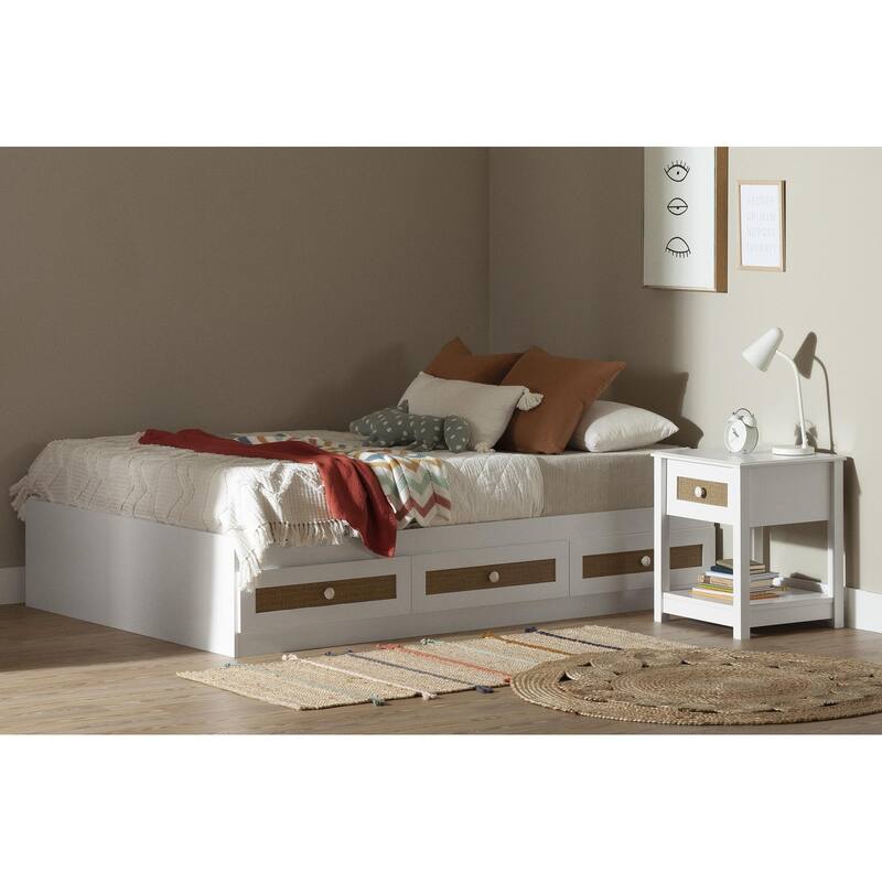 South Shore Bloom Mates Bed with 3 Drawers
