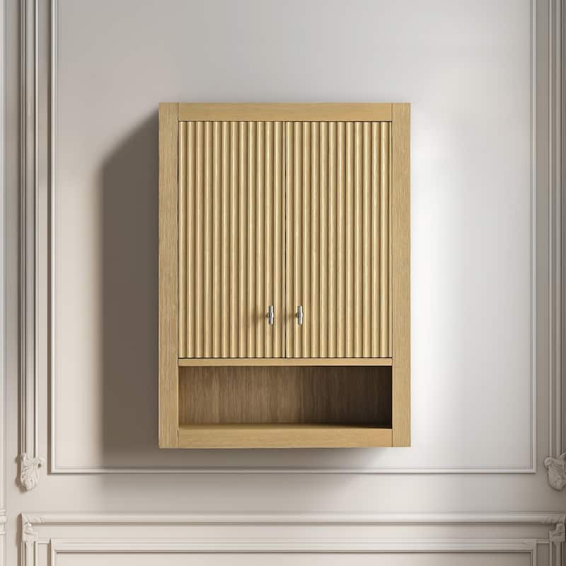 Vanity Art 24 "Wall Mounted Bathroom Storage Cabinet with Soft Close Doors