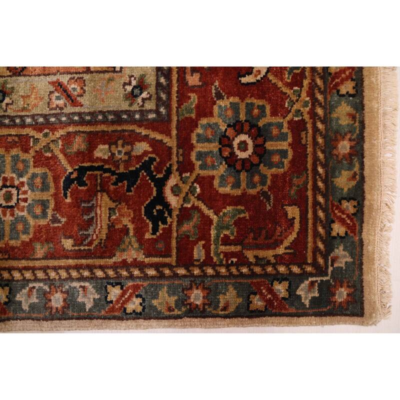 ECARPETGALLERY Hand-knotted Jules Sultane Ivory Wool Rug - 7'11 x 9'10