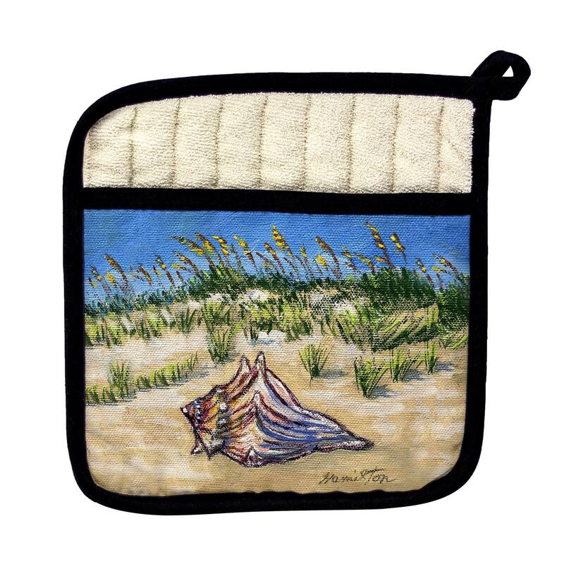 Conch Found Pot Holder - 9x9