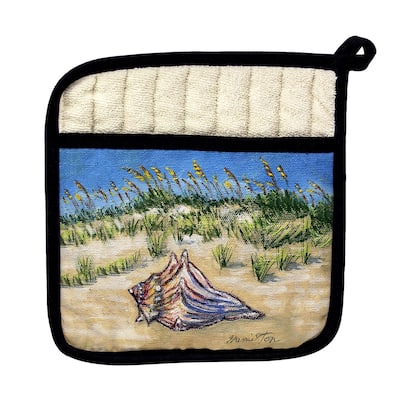 Conch Found Pot Holder - 9x9