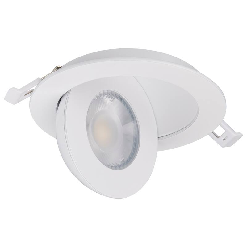 Starfish 9W LED Gimbal Downlight 4 Inch 2700K-5000K RGB Tunable White Remote Driver White